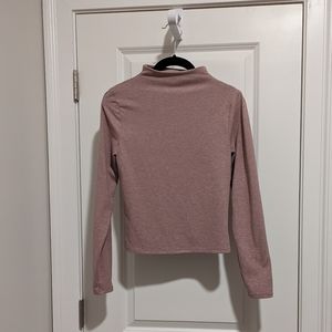 Express - Body Contour Cozy Mock Neck Top - Size Medium